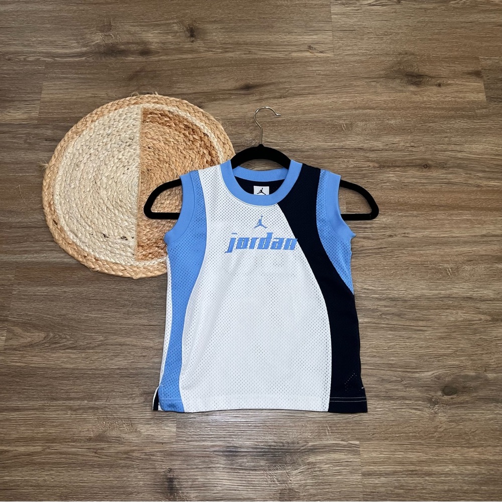 JORDAN 4T Boys Mesh Basketball Jersey